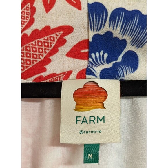 Women's Farm Rio Mixed Pineapple Garden Maxi Wrap Dress M - Picture 6 of 16